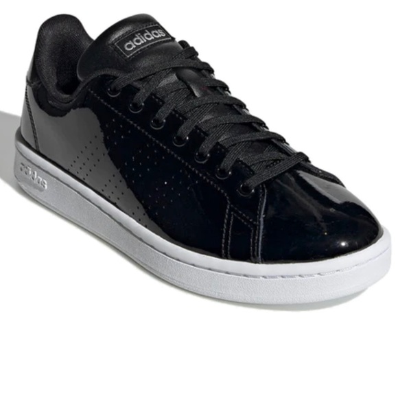 adidas Shoes - WMNS) adidas Advantage 'Black Patent' EE7497